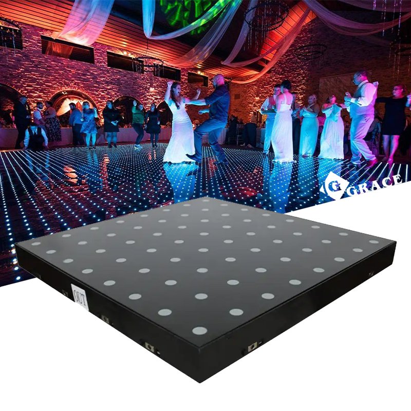 Igracelite 2ft by 2ft Magnetic Dance Floor Party Light 8*8 Pixel Led Dance Floor