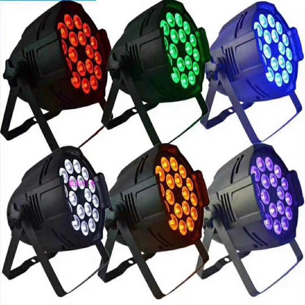 Show Time Event Light Effect Stage Lamp 18*10W RGBW 4IN1 LED Par Light for Wedding Dj Show Concert Bar Party.