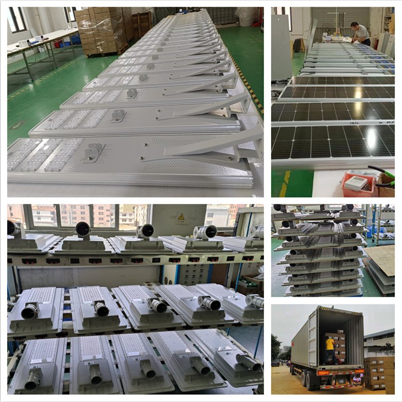 IP65 High Quality 100 200 300 Watt Outdoor Motion Sensor Solar Streetlight All in One LED Solar Street Light