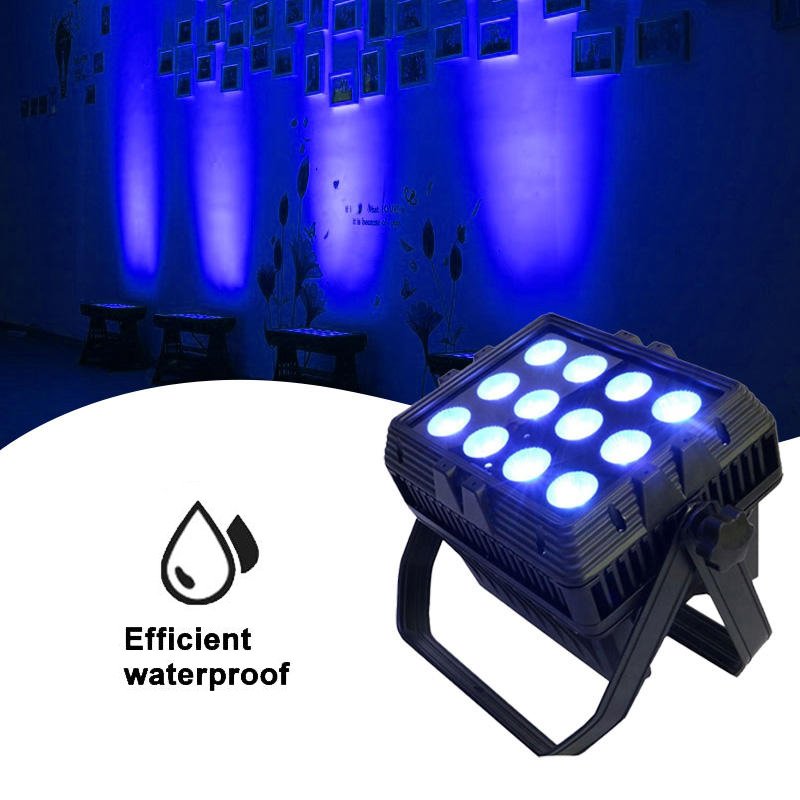 Grace RGBWAUv 6in1 Battery Wireless WiFi LED Par Can Waterproof Outdoor DMX Par Stage Light