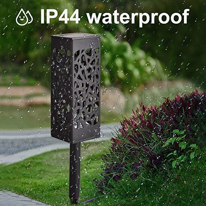 Waterproof IP44 Solar LED Path Lights Decor Outdoor Solar Landscape Lights Auto ON/OFF for Garden Patio Lawn Driveway Holiday