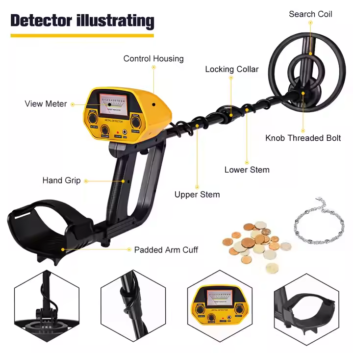 SKZ-MD5090 Metal Detector Gold Detector Industrial Metal Detectors With Auto Ground Balance