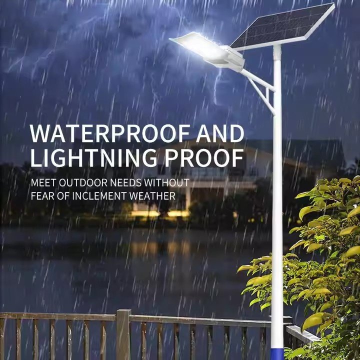 Manufacturer 100w 150w Aluminum IP65 Waterproof Outdoor Remote Control Split Street Lamp All in Two Led Solar Street Light