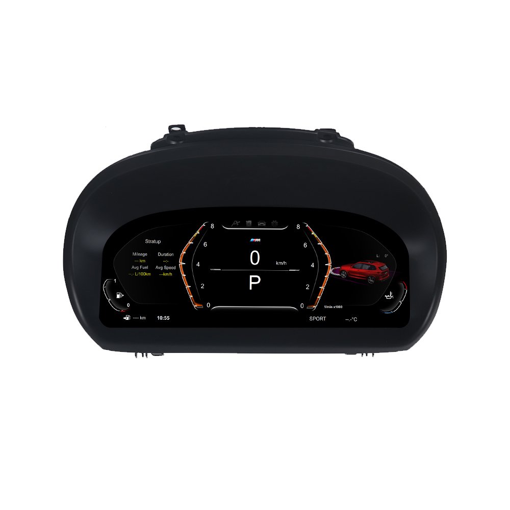 Autostereo 12.3 Inch Digital Cluster for BMW 1 Serie E81 E82 E87 E88 Car Multimedia Player Dashboard Display Speed Meter Screen
