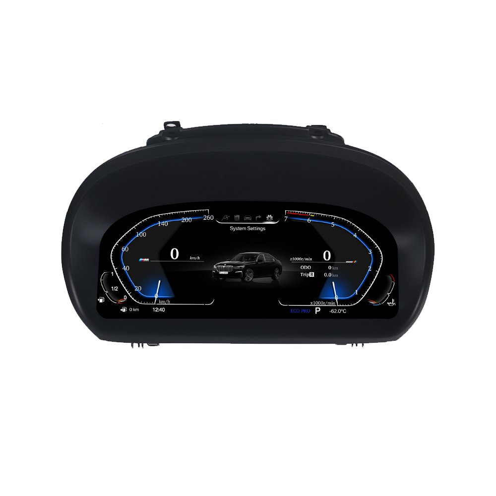 Autostereo 12.3 Inch Digital Cluster for BMW 1 Serie E81 E82 E87 E88 Car Multimedia Player Dashboard Display Speed Meter Screen