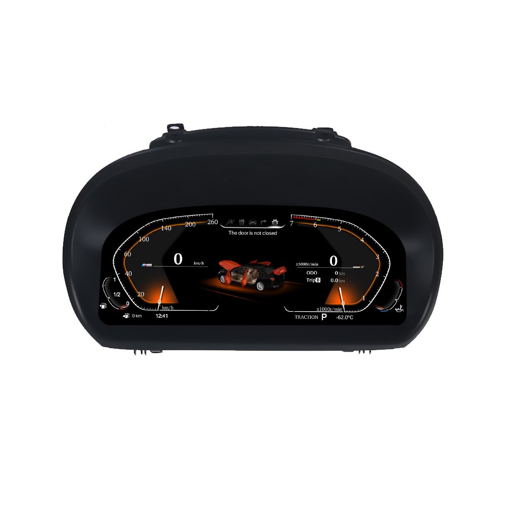 Autostereo 12.3 Inch Digital Cluster for BMW 1 Serie E81 E82 E87 E88 Car Multimedia Player Dashboard Display Speed Meter Screen