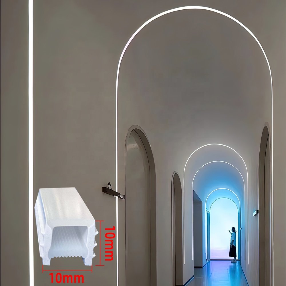 Silicone Flexible LED Neon Tube Cabinet Bookcase Wine Cabinet Ceiling Wall Decoration Light English