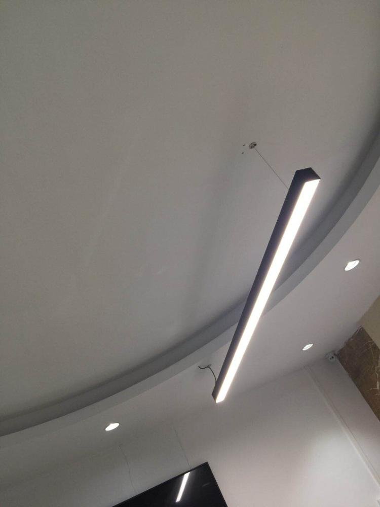 Linear Lamp Linkable Aluminum Profile LED Linear Light Suspension Commercial LED Pendant Light