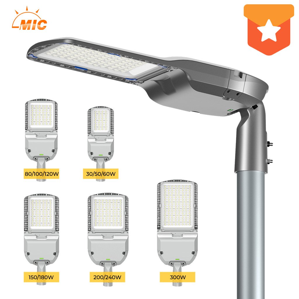 Smart City IEEE Std Street Lamp 140LM/W Lora LED Street Light /led Street Light with 7 Pin Nema