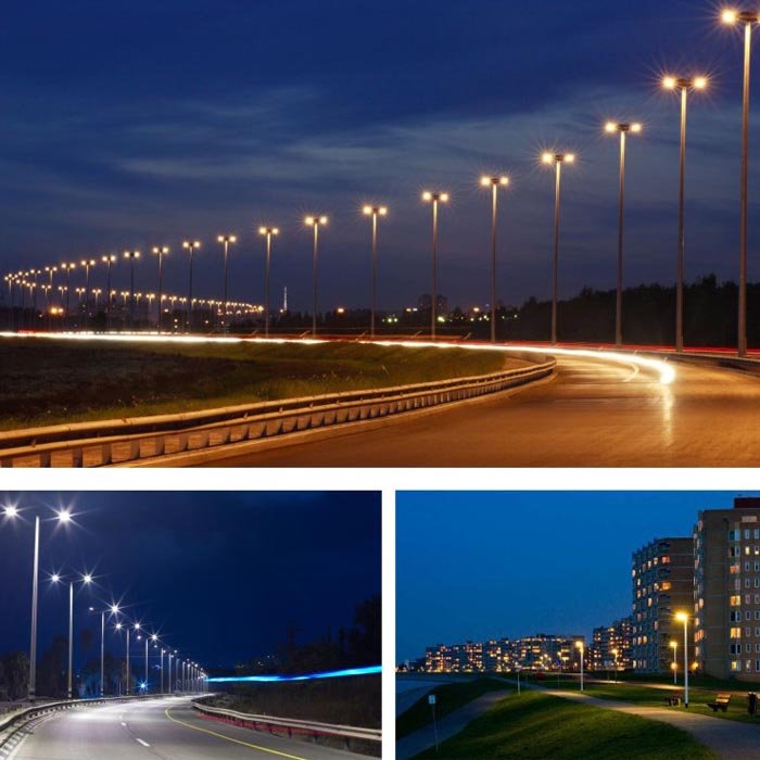 Smart City IEEE Std Street Lamp 140LM/W Lora LED Street Light /led Street Light with 7 Pin Nema