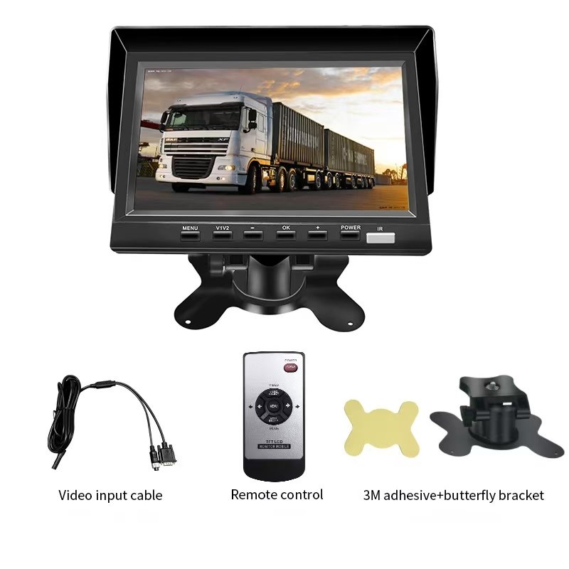 High Quality Wholesale SeemeTech 7inch View Angle L170°/R170°/U45°/D45°/Full View Multi-Angle Car Display VGA Monitor