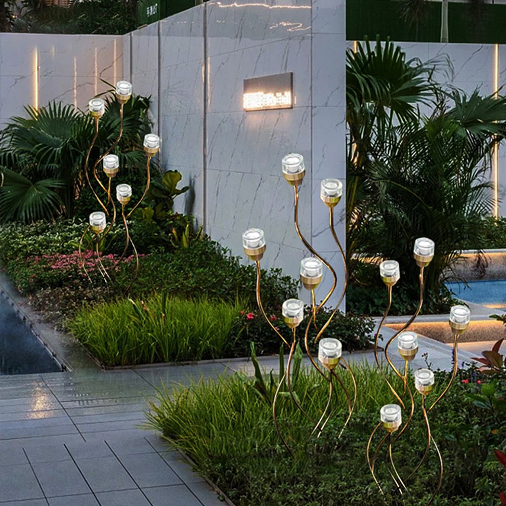 Outdoor Waterproof Lawn Lights Villa Courtyard Community Hotel Atmosphere Landscape LED Stainless Steel Decorative Lights