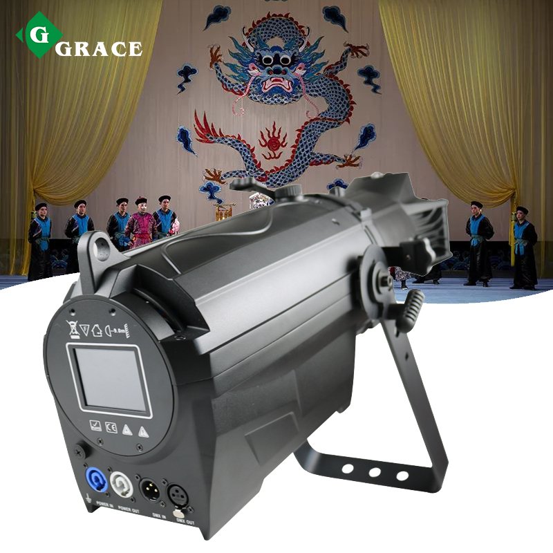 Grace 600w Bi-Color 2in1 Aluminum LED Profile Light Ellipsoidal Stage Light