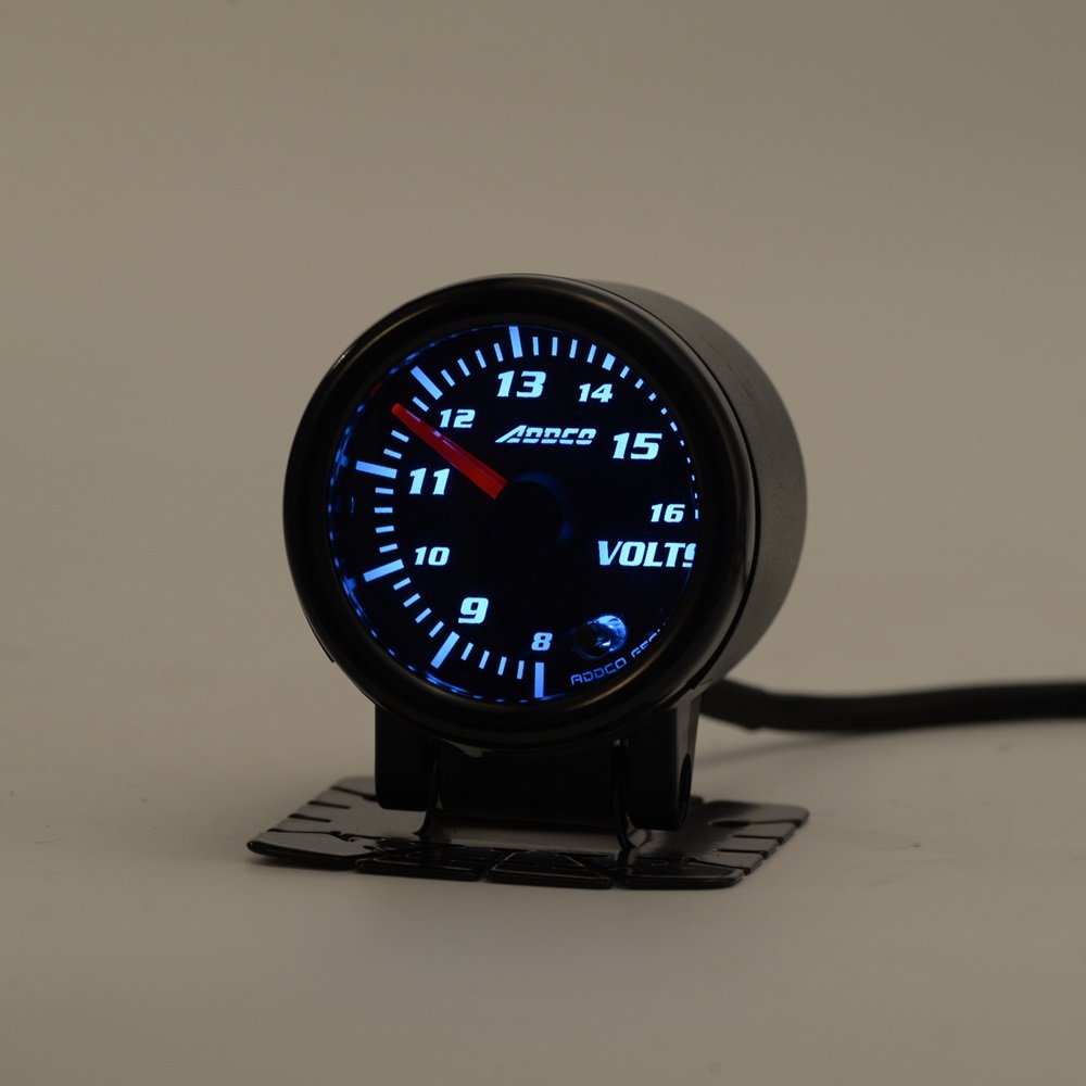 Auto Car 2" Voltmeter 52mm Volt Gauge 7 Colors Universal LED Meter With Gauge Pod Holder AD-GA52VOLT