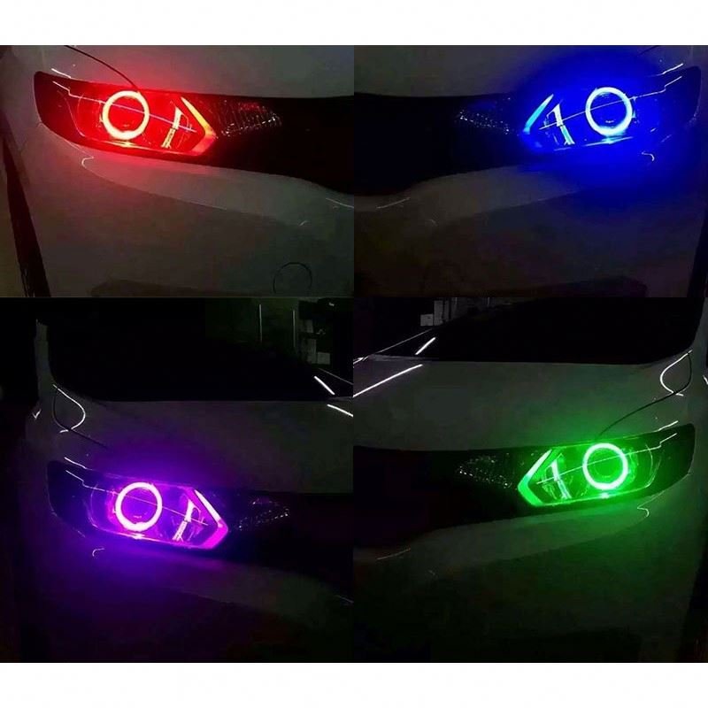 High Quality Car Angel Eyes 60mm 70mm 80mm 90mm 95mm 100mm 110mm 120mm Auto Halo Ring Daytime Running Headlight Lamp