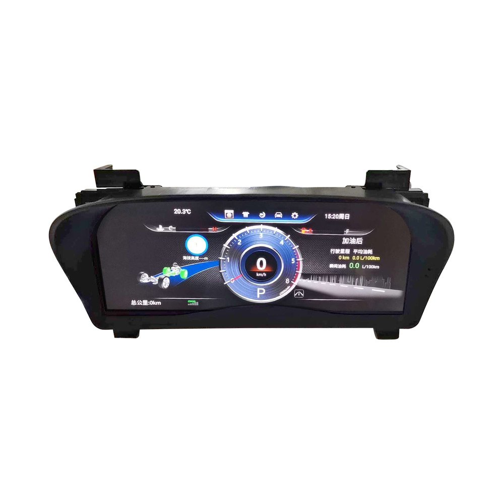 12.3'' Digital Cluster for Toyota Alphard 30 2015-2018 Car Odometer Dashboard LCD Instrument Panel Speed Meter Toy Cockpit