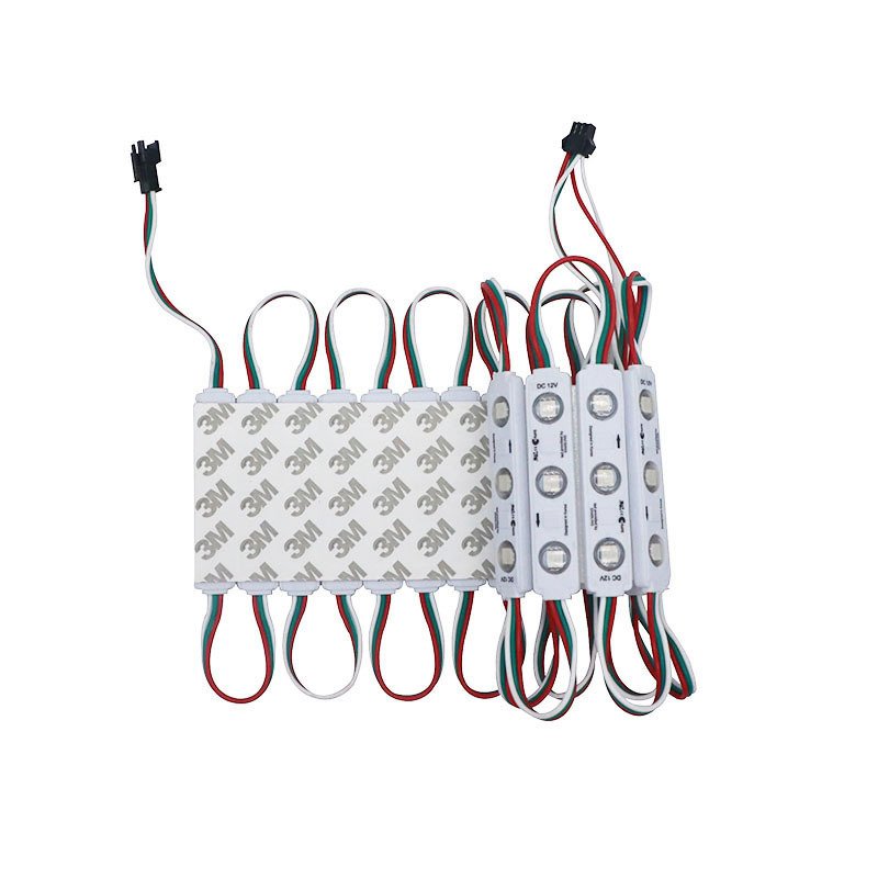 WS2811 RGBIC 12V Led Module 2811 Addressable Waterproof Digital Magic Color Signage IP67 1.5W IC Smart Pixels RGB Led Module