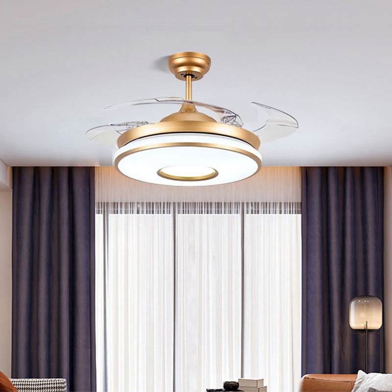 Unique Design 22 Inch Cheap Price 42 Inch Decorative Ceiling Fan Lighet Bladeless Ceiling Fan with LED Light & Remote Control