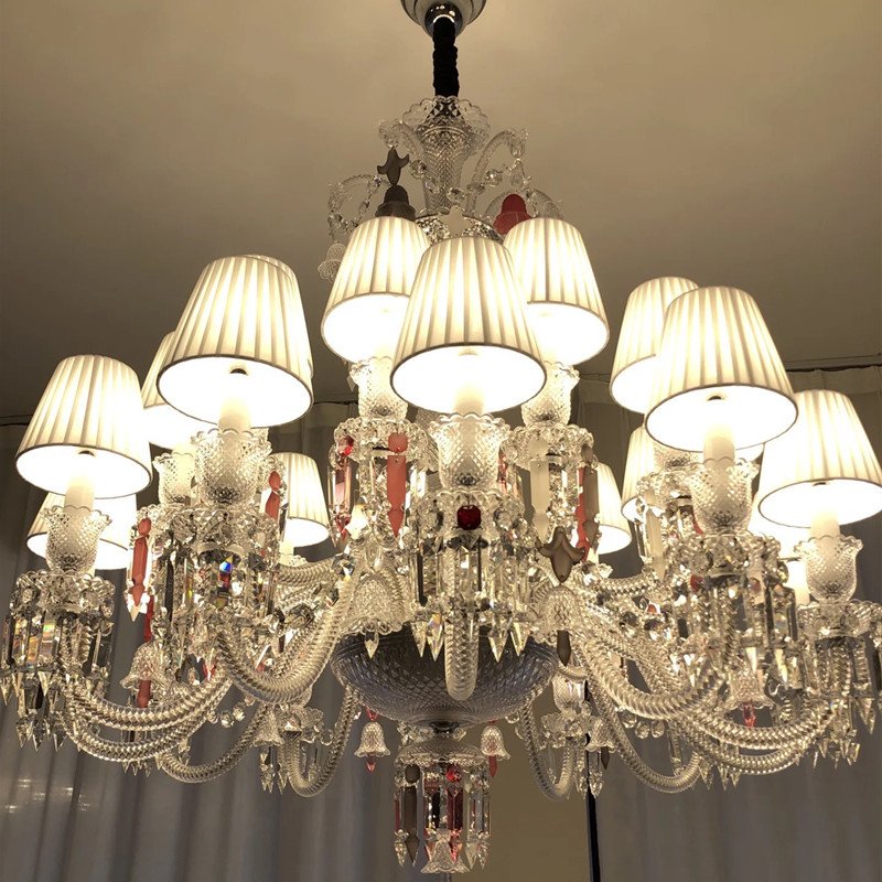Wholesale Modern Candle Pendant Light Luxury 8 Heads Wedding Decor Crystal Chandelier