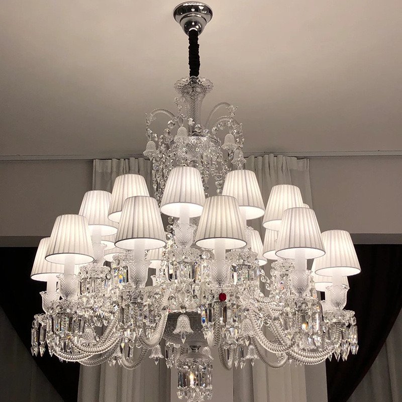 Wholesale Modern Candle Pendant Light Luxury 8 Heads Wedding Decor Crystal Chandelier