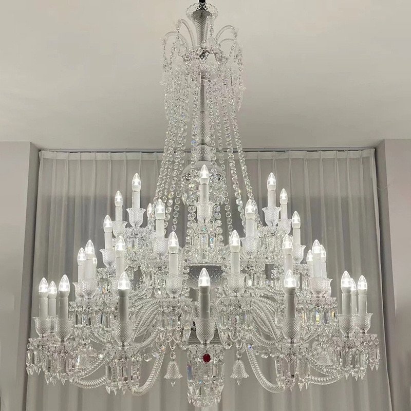 Wholesale Modern Candle Pendant Light Luxury 8 Heads Wedding Decor Crystal Chandelier