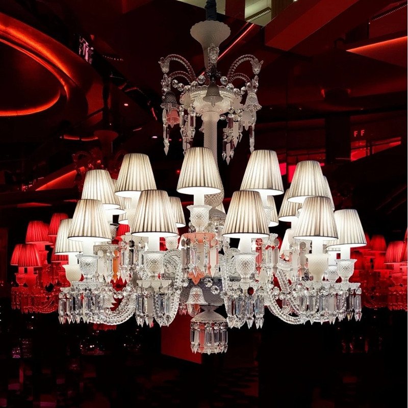 Wholesale Modern Candle Pendant Light Luxury 8 Heads Wedding Decor Crystal Chandelier