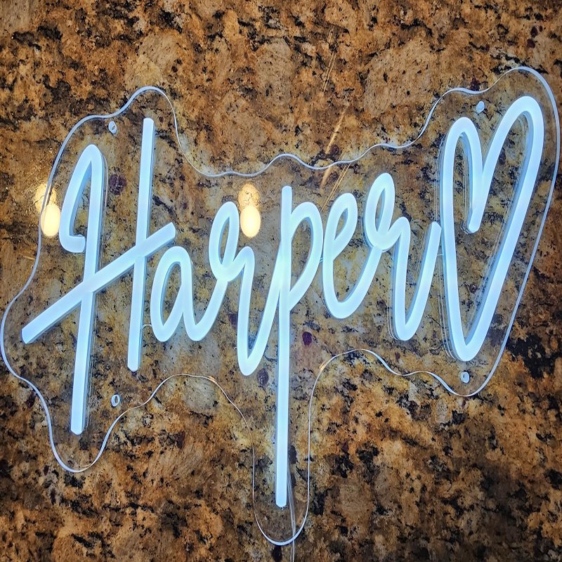 Custom Neon Signs Customizable LED Neon Light Personalized Light up Sign Shop Name Sign Family Christmas Decoration Gift