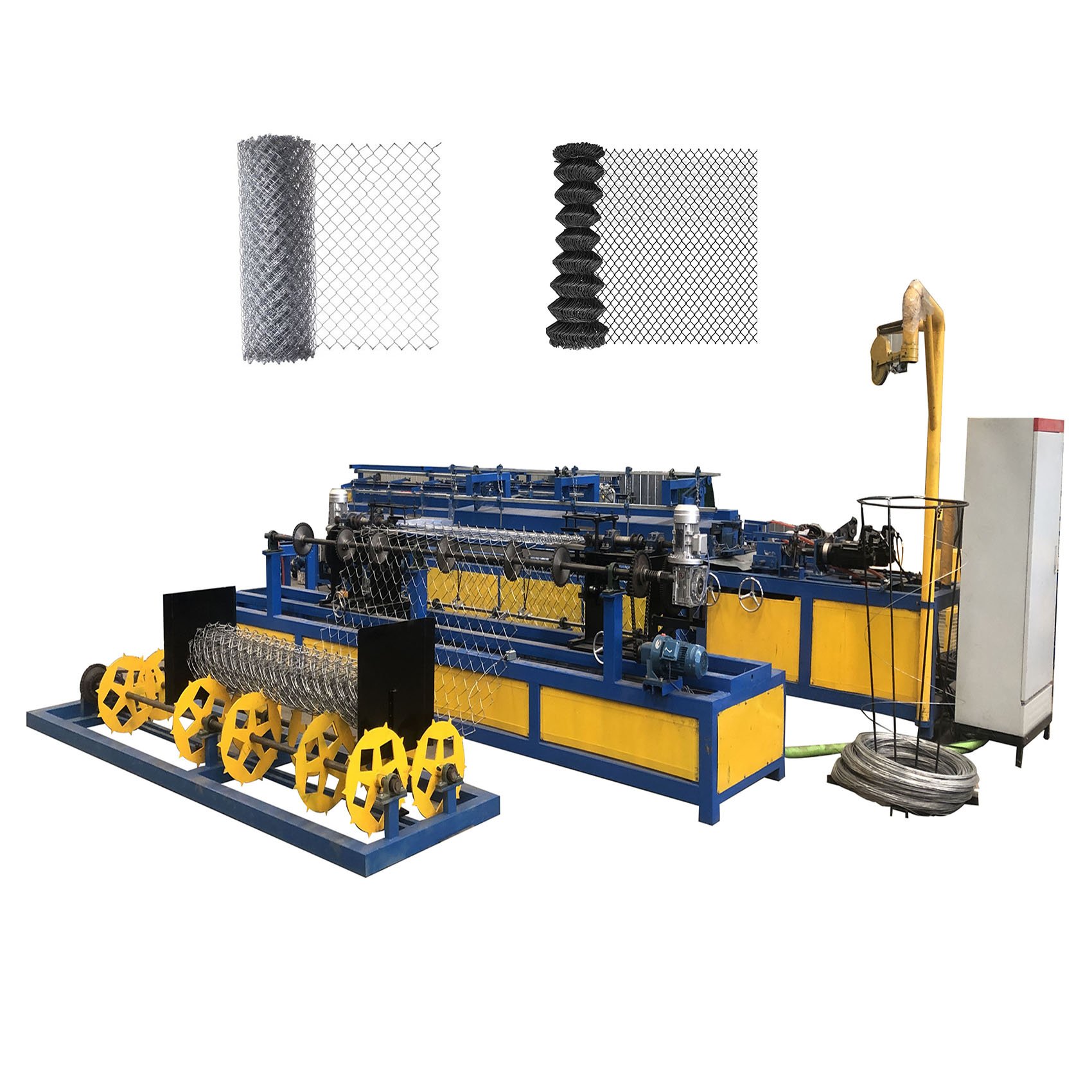 High Speed Auto Fence Making Machine Chain Link Weaving Machine