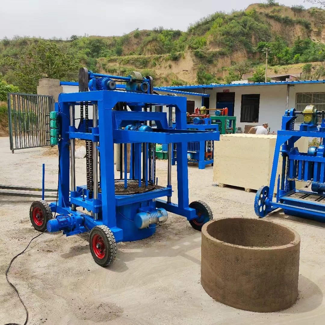 Customized Culvert Cement Well Ring Concrete Pipe Forming Machine V-Shaped U-Shaped Blocks