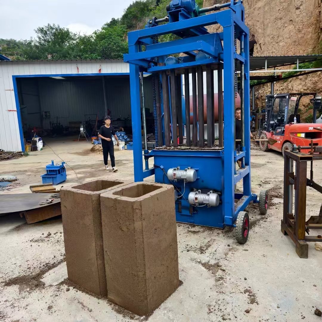 Customized Culvert Cement Well Ring Concrete Pipe Forming Machine V-Shaped U-Shaped Blocks