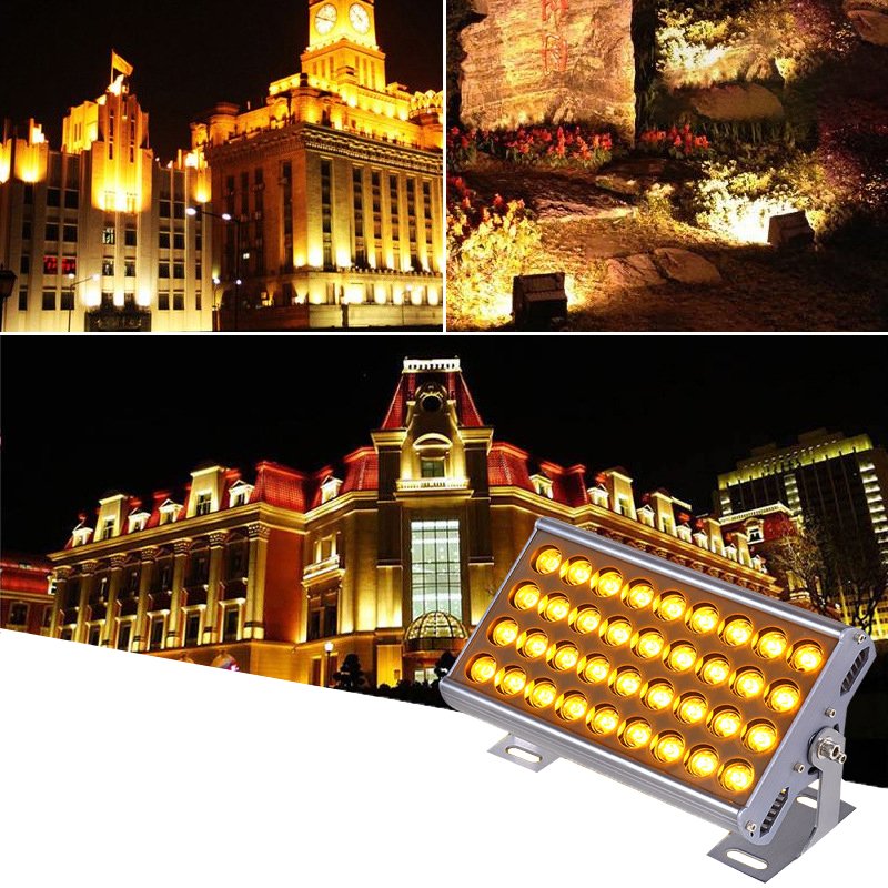 DMX Facade Led Wall Washer Spotlight 18w Outdoor Architectural Lighting 36w Dimmable Rgbw Exterior Spotlight 48w COB Flood Light