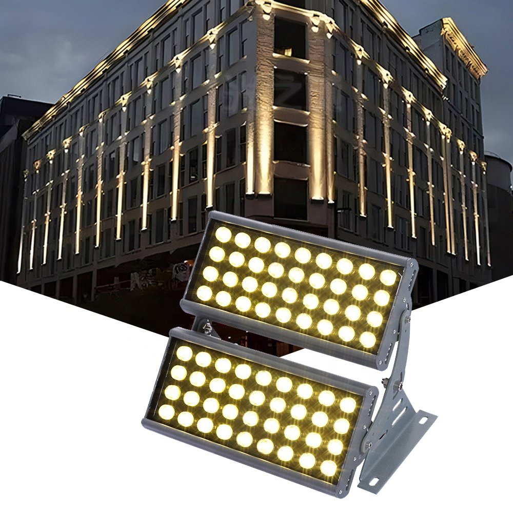 DMX Facade Led Wall Washer Spotlight 18w Outdoor Architectural Lighting 36w Dimmable Rgbw Exterior Spotlight 48w COB Flood Light