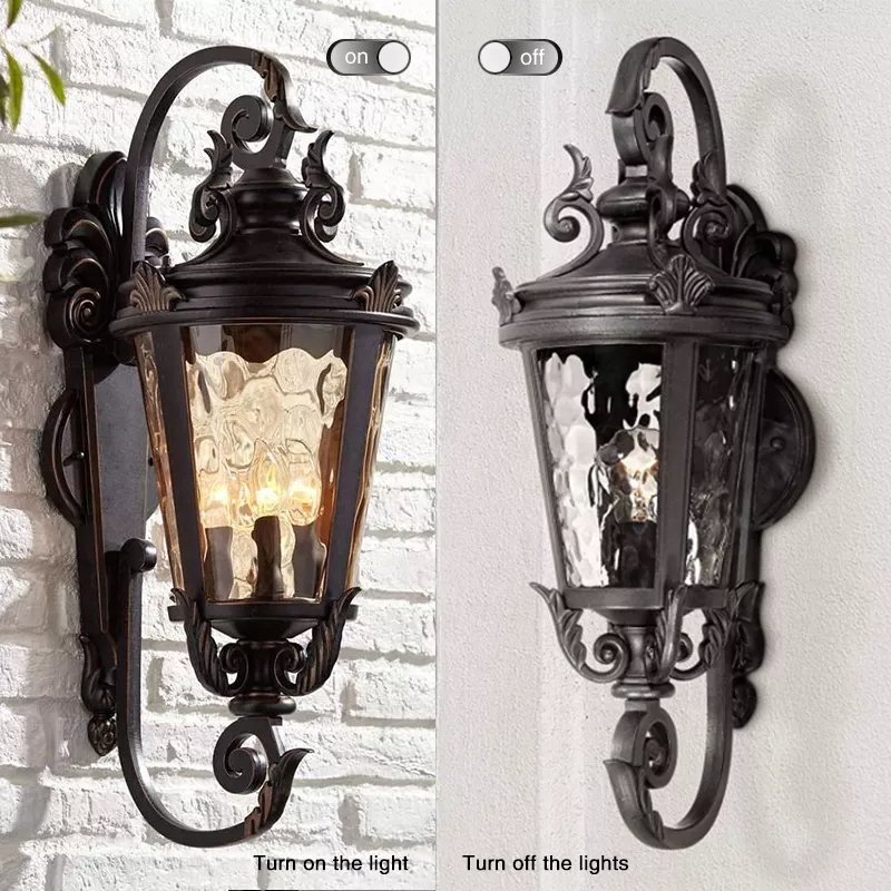 Spot Stocks Light Aluminum Led Outdoor Wall Light Fixtures Modern Creative Retro Outdoor Wall Light for Home Outdoor