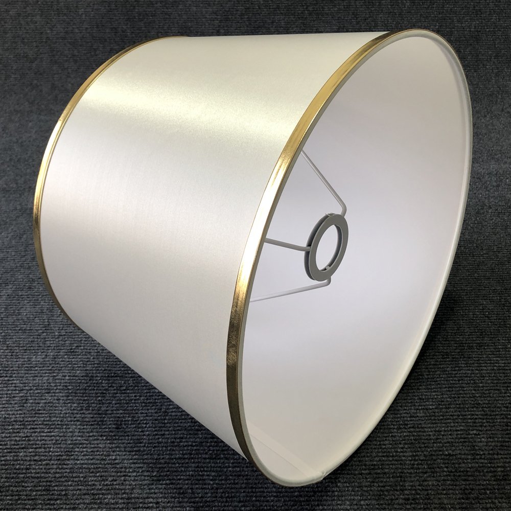 OEM Customized Empire Linen Fabric White Lampshade for Table Floor Pendant Lamp