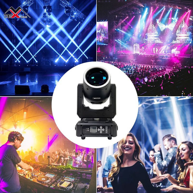 Small Mini Beam 230 7r Cabeza Movil 7r Sharpy 230w Moving Head Light with halo Light