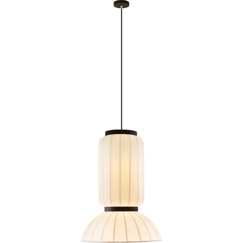 Creative Japanese Handmade Rice Paper Pendant Lamp Wabi Sabi Hotel Living Room Decorated Lantern Paper Lamp