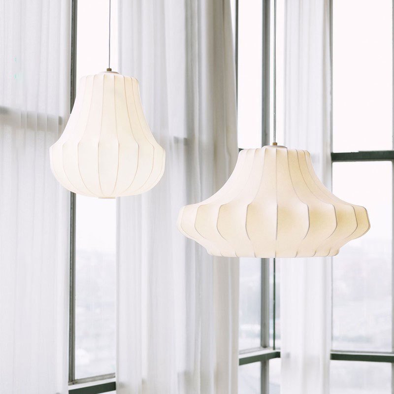 Creative Japanese Handmade Rice Paper Pendant Lamp Wabi Sabi Hotel Living Room Decorated Lantern Paper Lamp