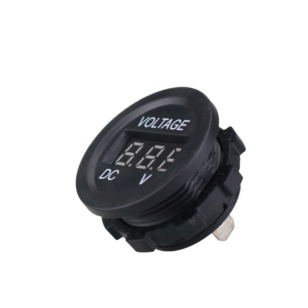 A27 DC 12V 24V LED Voltage Meter Digital Voltmeter For Car Bus Marine