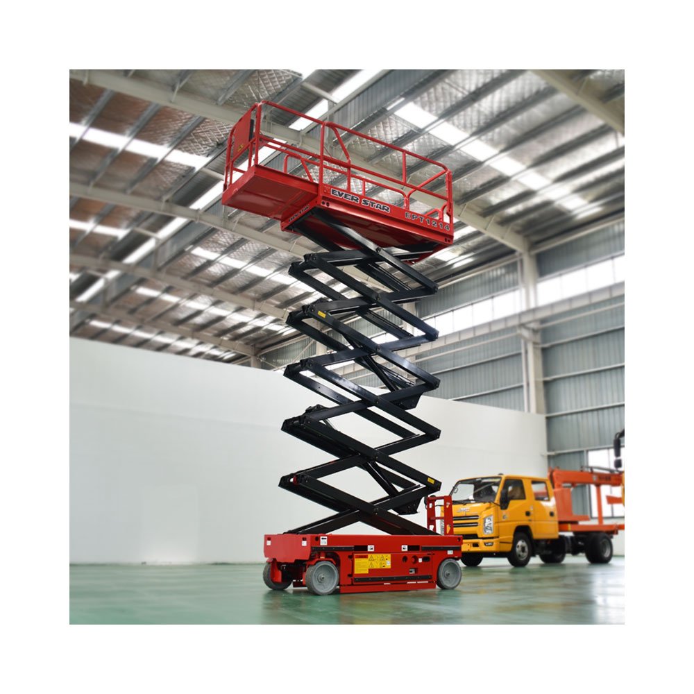 Auto Walking Lift 6m 8m10m 12m 14m Self Propelled Mobile Electric Scissor Lift Man Lift
