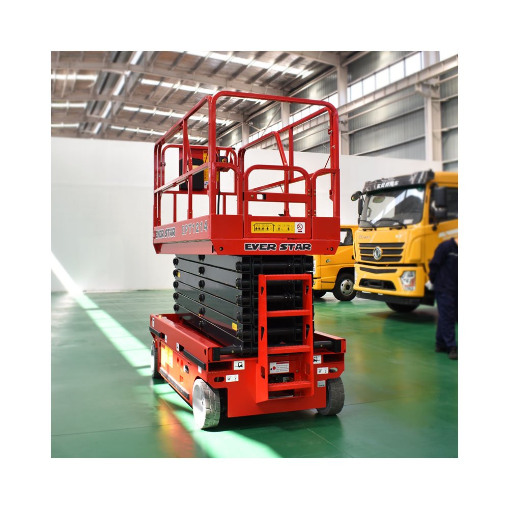 Auto Walking Lift 6m 8m10m 12m 14m Self Propelled Mobile Electric Scissor Lift Man Lift
