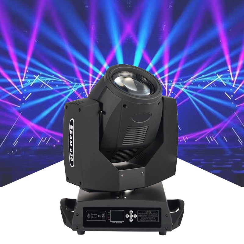 7R 230W Professional Sharpy Stage Lighting Moving Head Beam Light UV Emitted DMX512 Control Mode for DJ Disco Bar Concert