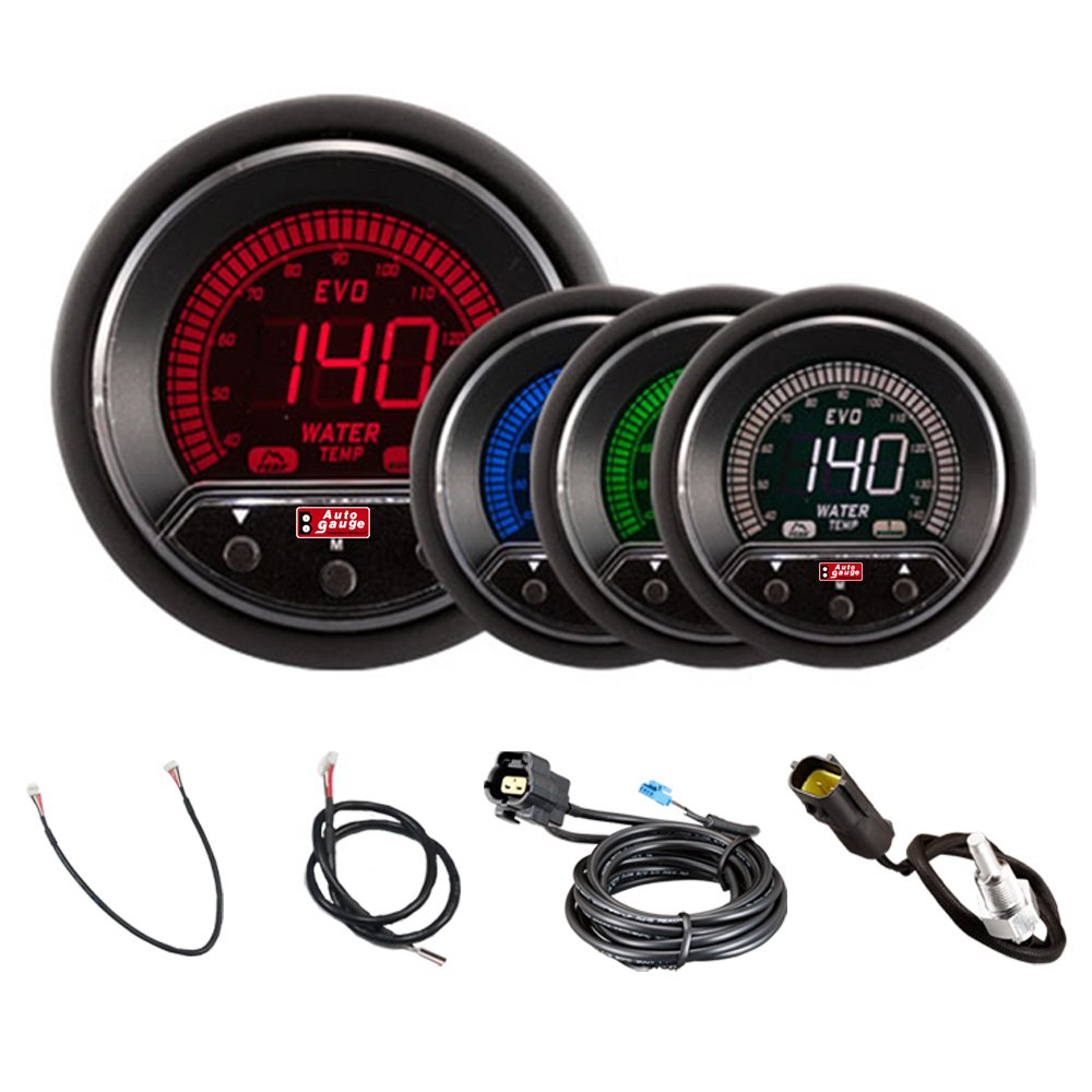 2 1/16" Car Water Temp Meter Temperature Gauge for Auto Mobile