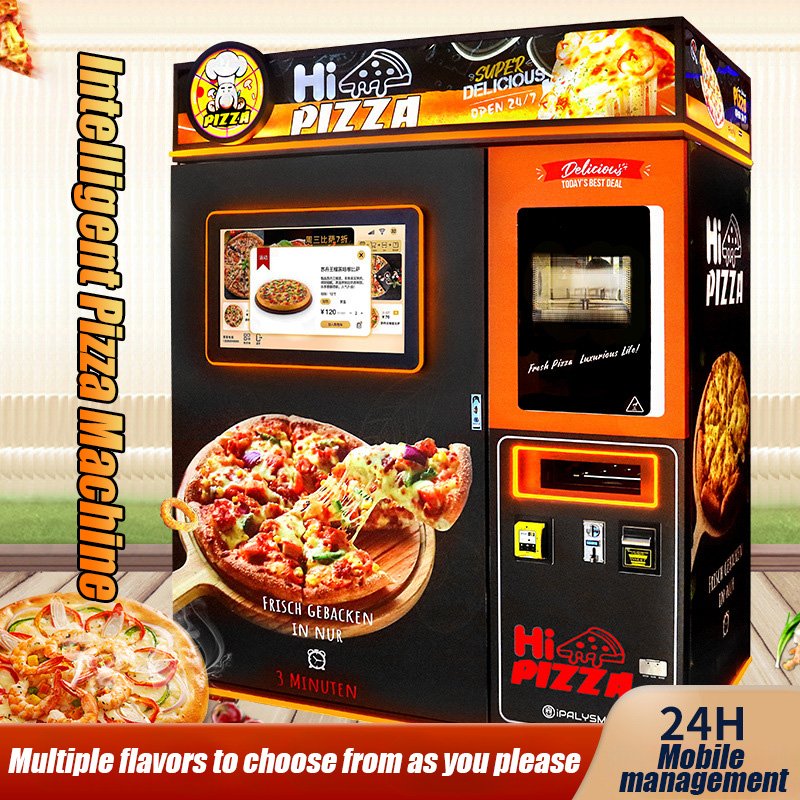 Profesional Full Automated Hot Food Pizza Vending Machine Self-Service Fully Automatic Commercial Pizza Machine Price