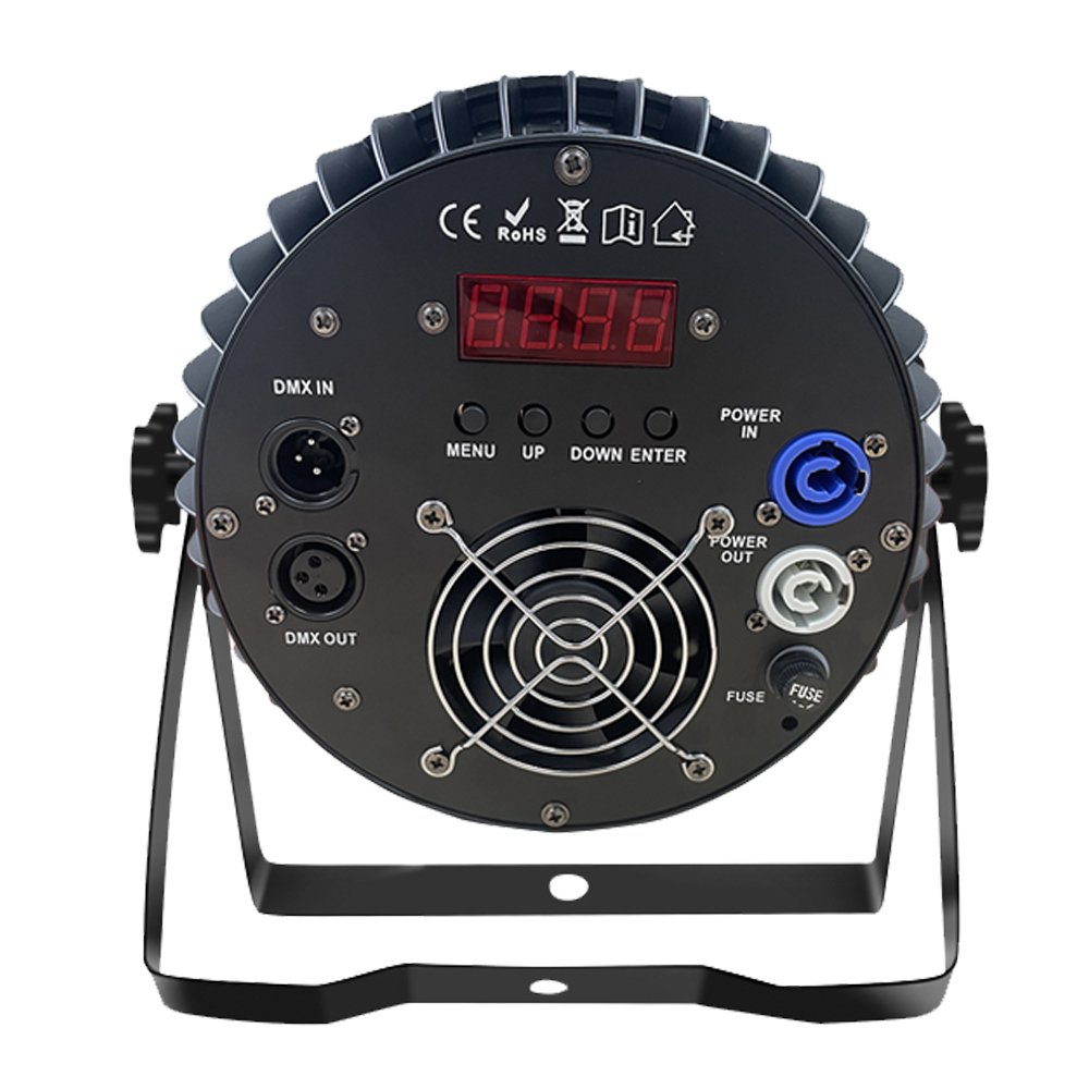 Professional 18 X 10W RGBW 4IN1 Slim LED Par Flat Stage Lighting Equipment Aluminum Body DMX512 Control DJ LED Light IP20
