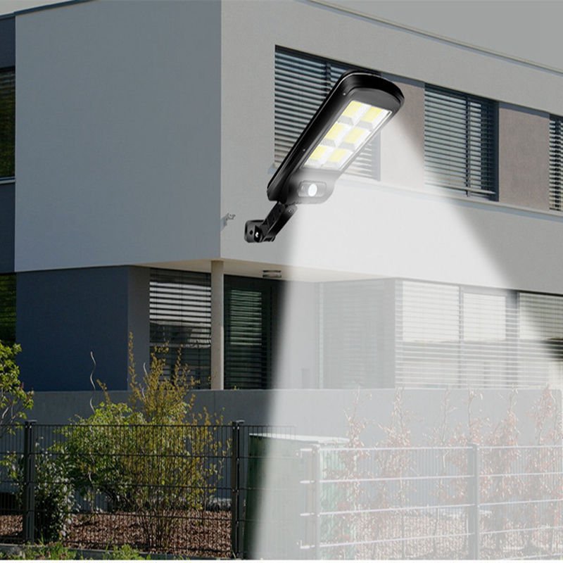 Outdoor Solar Lamp With COB+SMD LED Waterproof Motion Sensor Security Lighting for Garden 3 Light Modes LED Solar Street Lights