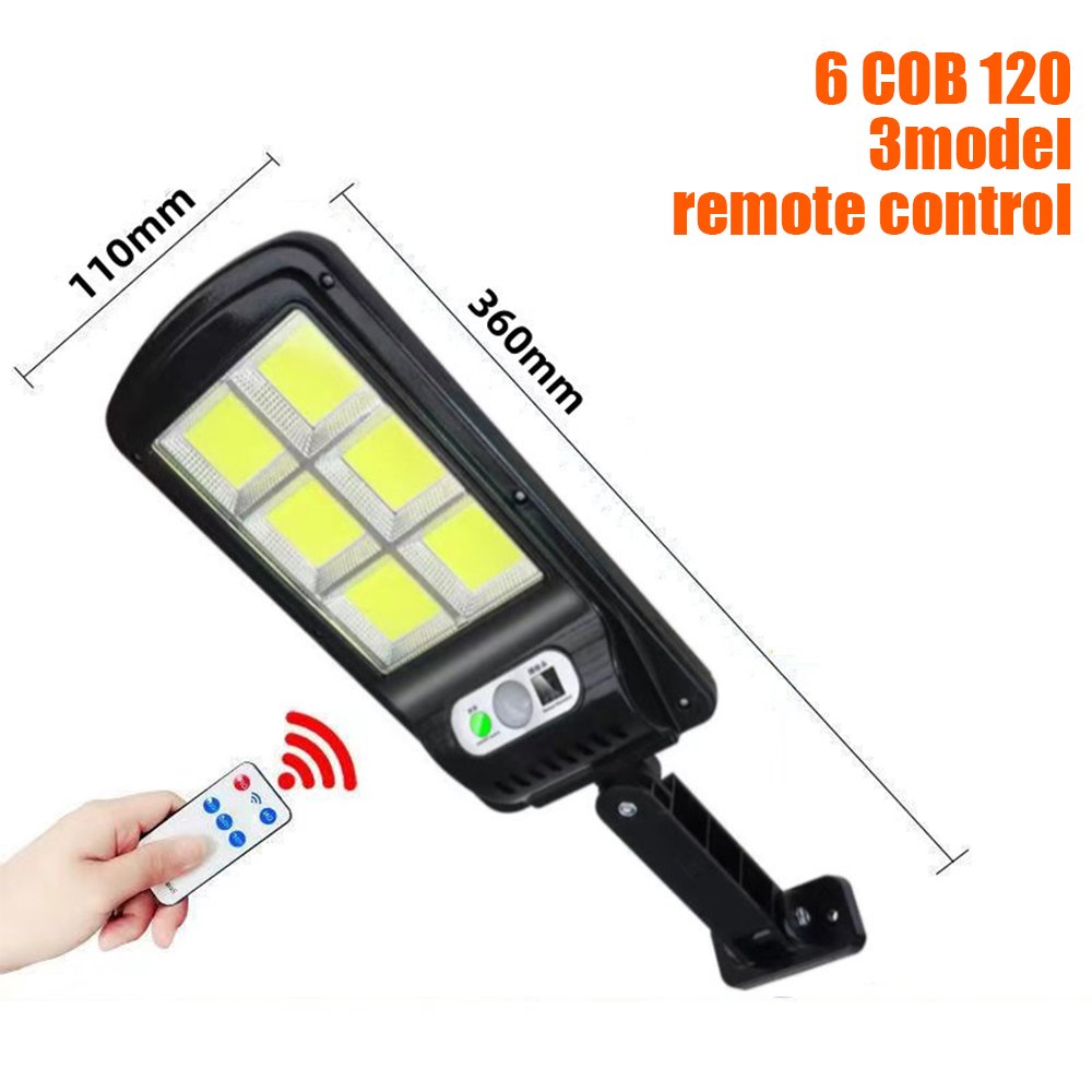 Outdoor Solar Lamp With COB+SMD LED Waterproof Motion Sensor Security Lighting for Garden 3 Light Modes LED Solar Street Lights