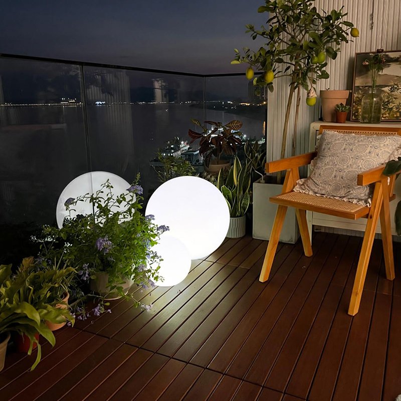 Warm and Romantic Round Lamp Floor Lamp Suitable for Living Room and Bedroom Lighting Decoration Ball Lamp