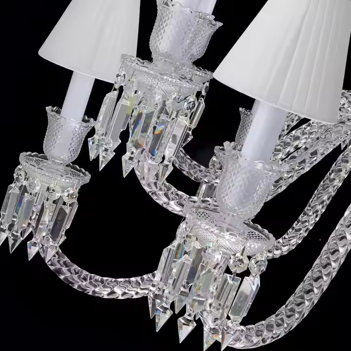 Customized Decorative Crystal Chandelier Modern Luxury Large Hotel Lobby Modern Chrome Crystal Big Chandelier