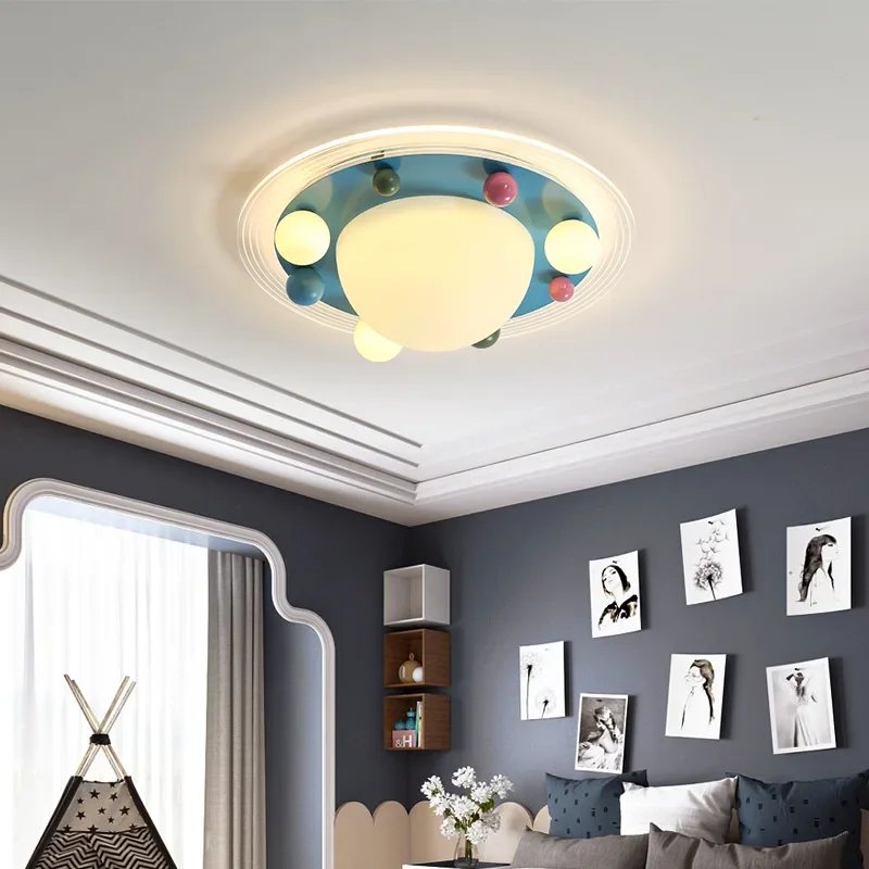 Planet Spaceman Ceiling Lamp 2022 Study and Bedroom Children's Room Combination Package