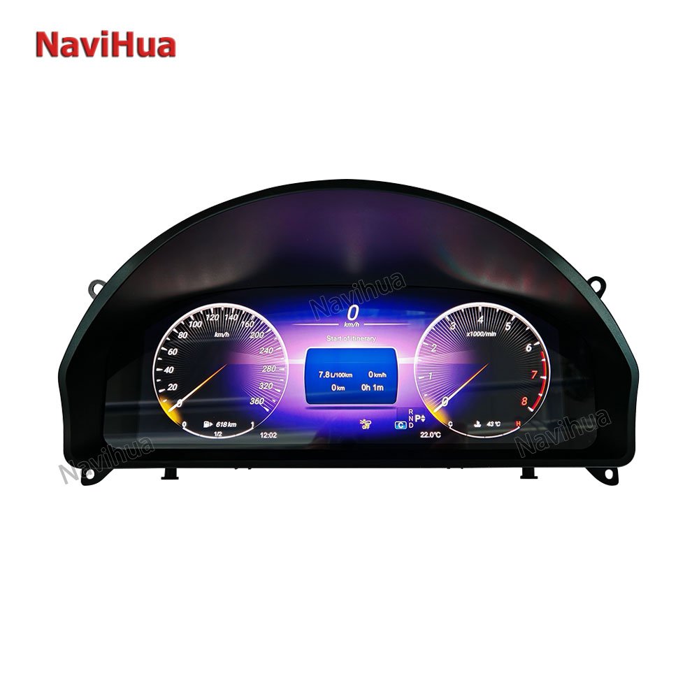 NaviHua for Mercedes Benz GLK 2008 2015 Car Digital Cluster LCD Dashboard Screen Automotive Speedometer Virtual Cockpit Upgrade